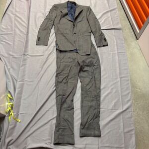 Suitsupply Washington Suit Grey Drago Super 120s Wool Extra Slim 36R P4979I